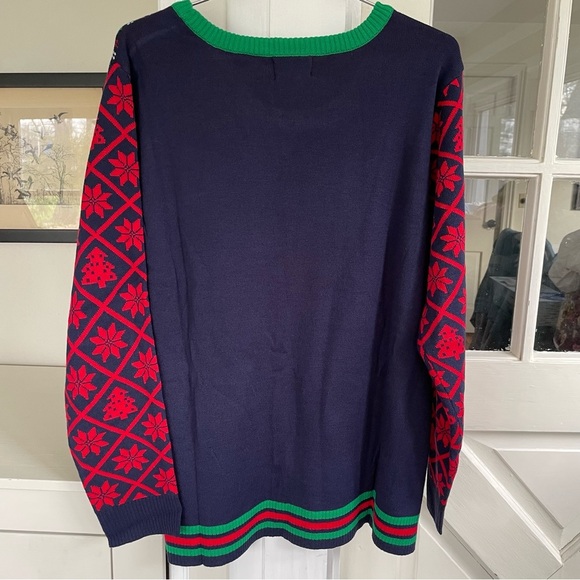 Rockin' Around Women's Christmas Sweater - Picture 2 of 5